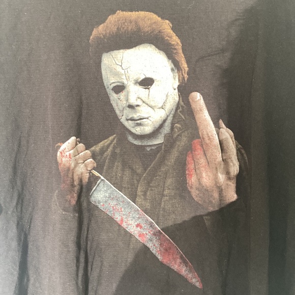 Horror Halloween Michael Myers T-shirt - Picture 2 of 5